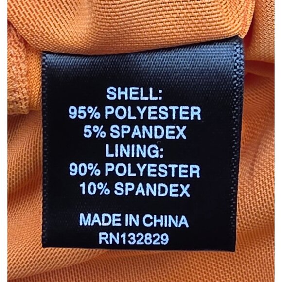 NWT Women's - NBD Tanvi Orange Top, Size Medium - Picture 7 of 9